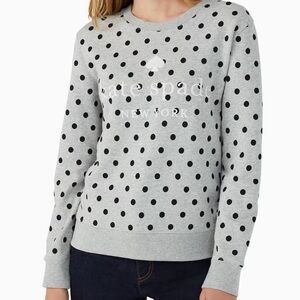 SOLD Kate Spade Eastern Dot logo Sweatshirt. XL.